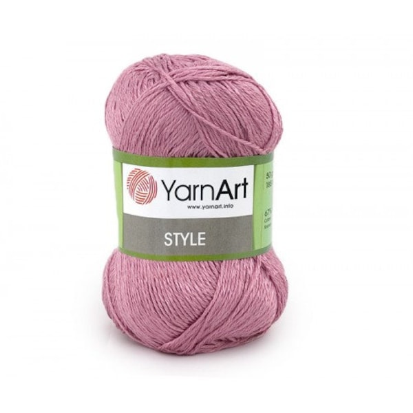 Style YarnArt Coton Viscose fil pour tricoter au crochet fil shinny coton fil d’été fil coton fil à la main en tricot fil couleur au choix amigurumi