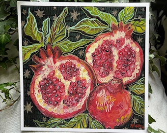 Persephone's Pomegranates | Limited Edition Giclee Reproduction Print