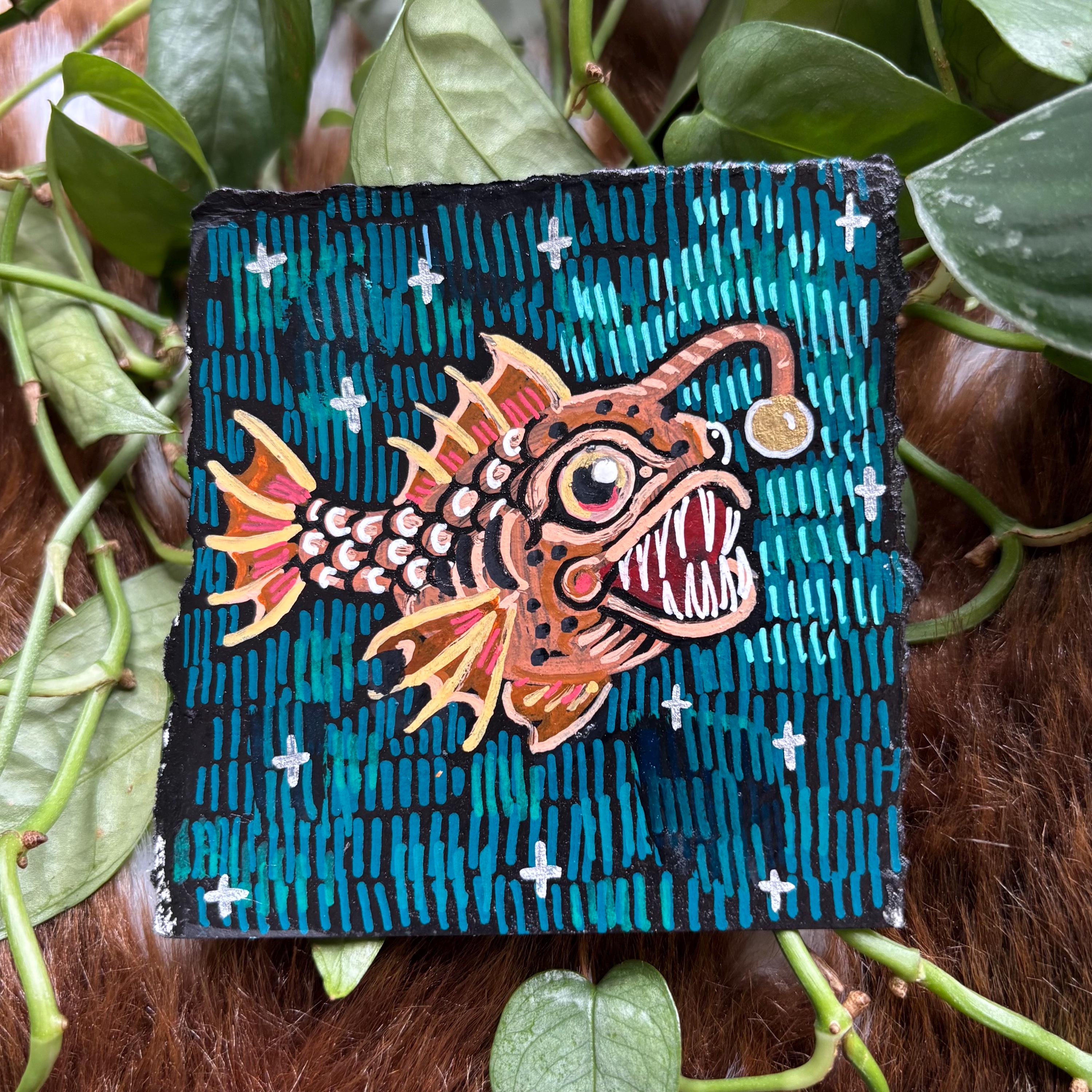 Schilderij zeeduivel - Etsy België, image size:3000x3000