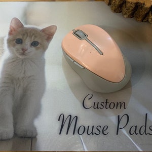 Custom Mouse pad - photo mousepad - personalized mousepad - printed mouse pad -pet mousepad - #Valentine&#39;s Gift #Valentine&#39;s Gift