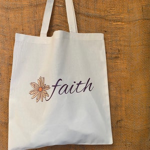 Bolso Faith Tote, Bolsa de compras personalizada - bolsa personalizada - bolsa de regalo