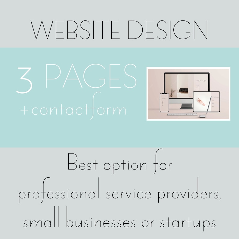 Puede incluir: Una maqueta de dise&ntilde;o de sitio web con tres p&aacute;ginas y un formulario de contacto. El dise&ntilde;o es m&aacute;s adecuado para proveedores de servicios profesionales, peque&ntilde;as empresas o empresas emergentes.
