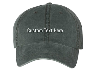 Cappellino da papà - non strutturato - con testo personalizzato - personalizzabile con nome o frase.