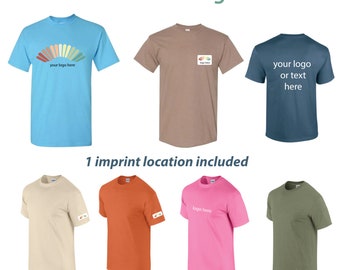 Custom T-shirts - Logo or text tshirts - Logo tee - business tshirts - personalized t-shirts - text tshirts -  BASIC TSHIRTS - Full colour