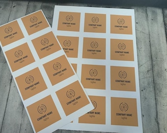 2in - Square labels - Matte Finish