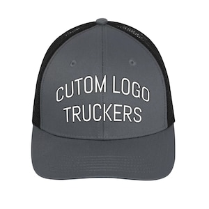 Custom logo truckers - add your logo or text - quantity discounts - business, sports team, bachelor mesh hats