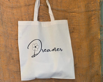 Dreamer Tote Bag, Personalisierte Einkaufstasche