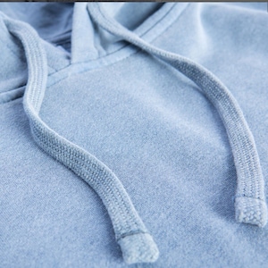 Premium Midweight Pigment-Dyed Hooded Sweatshirt  - Embroidered hoodie - Text embroidery hoodie