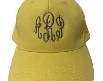 Text or logo  Hat - Embroidered Hat - Custom embroidered Ball Cap - Baseball hat - Father&#39;s day gift - logo hat - business logo hat