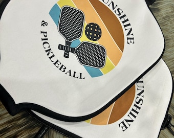 Individuell bedruckte Neopren Pickleball Paddle Cover: Vollfarbdesign