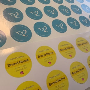 Circle Stickers - Circle labels - Thank You labels - Custom label - Round labels - Round stickers - Logo label - Logo Sticker