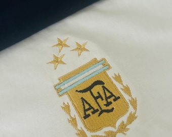 Argentina AFA Logo Embroidered T-Shirt