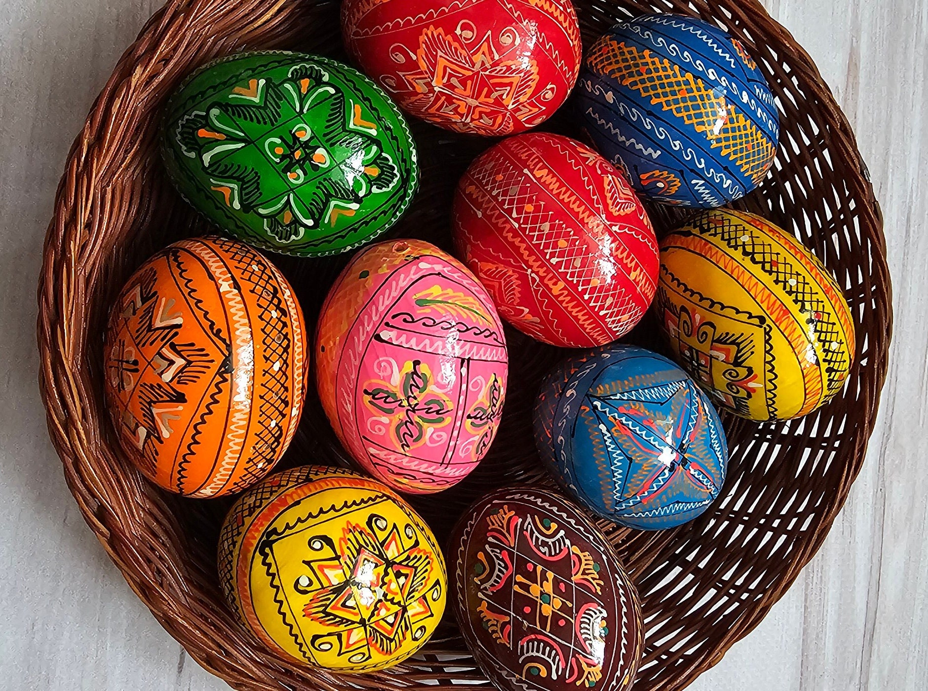 Pysanky eggs ukraine - Etsy 日本