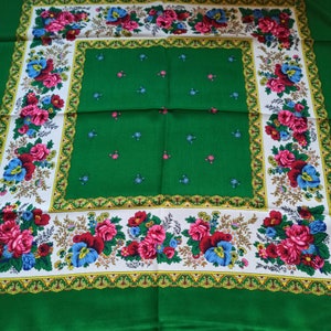 Ukrainian shawl, Ukrainian Scarf, Babushka scarf, Pray of Ukraine,Stay with Ukraine, Ukrainian shawl,Vintage shaw, Ukrainian Christmas Gift