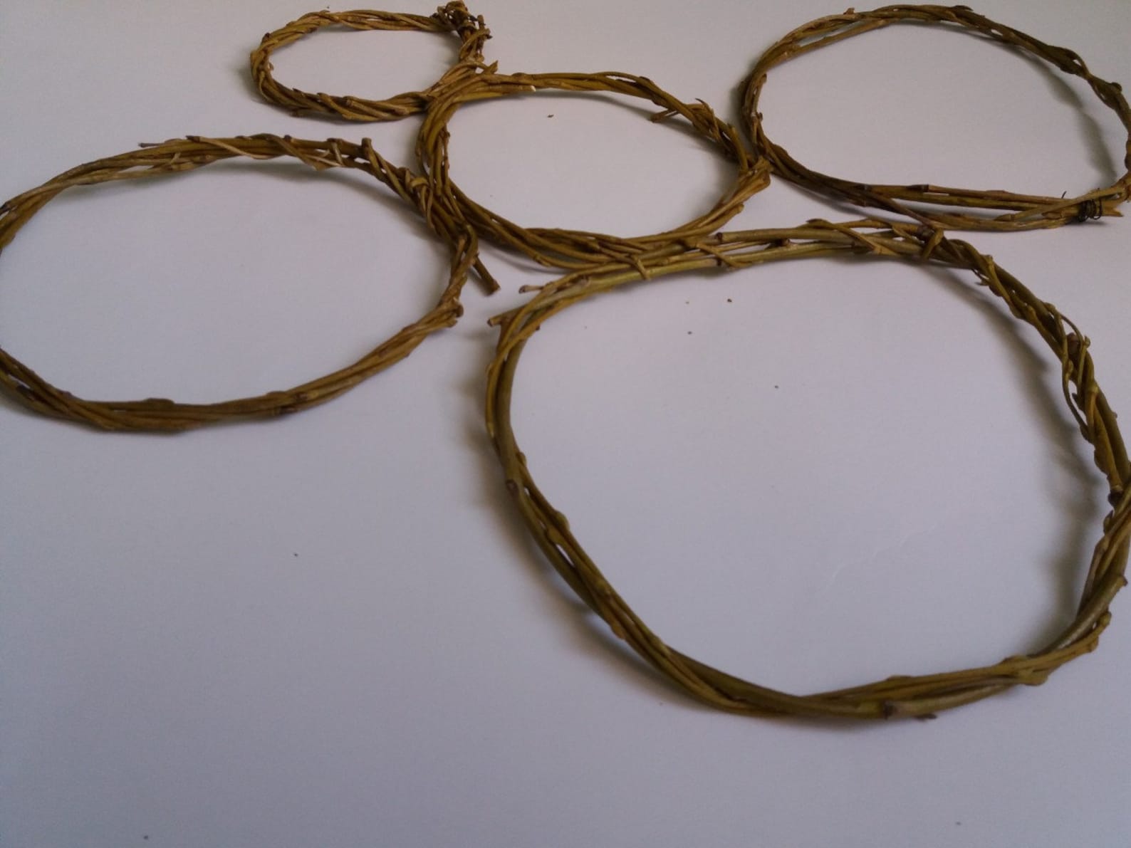 10 Dreamcatcher Hoops Large Size Willow Hoops Dream Catcher Etsy