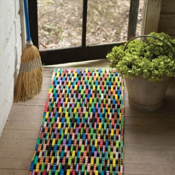 Recycled Flip Flop Door Mat Etsy