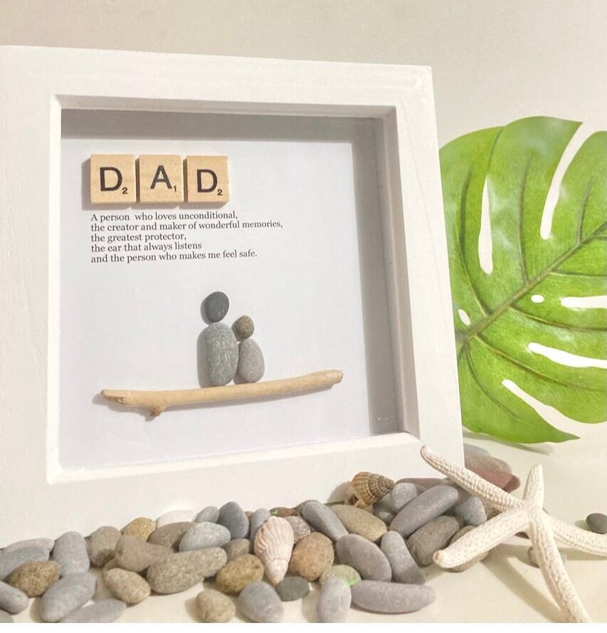 Fathers Day Gift Dad Pebble Art Gift for Dad Gift for Etsy UK