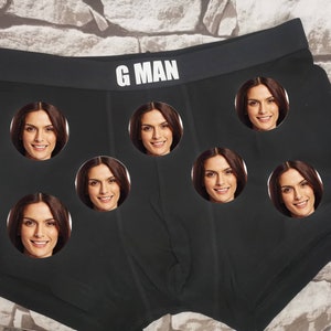 My face of his boxers, personalised boxers, Men's boxers, men's briefs, willy cover, gift for husband, face on boxers, funny boyfriend gift