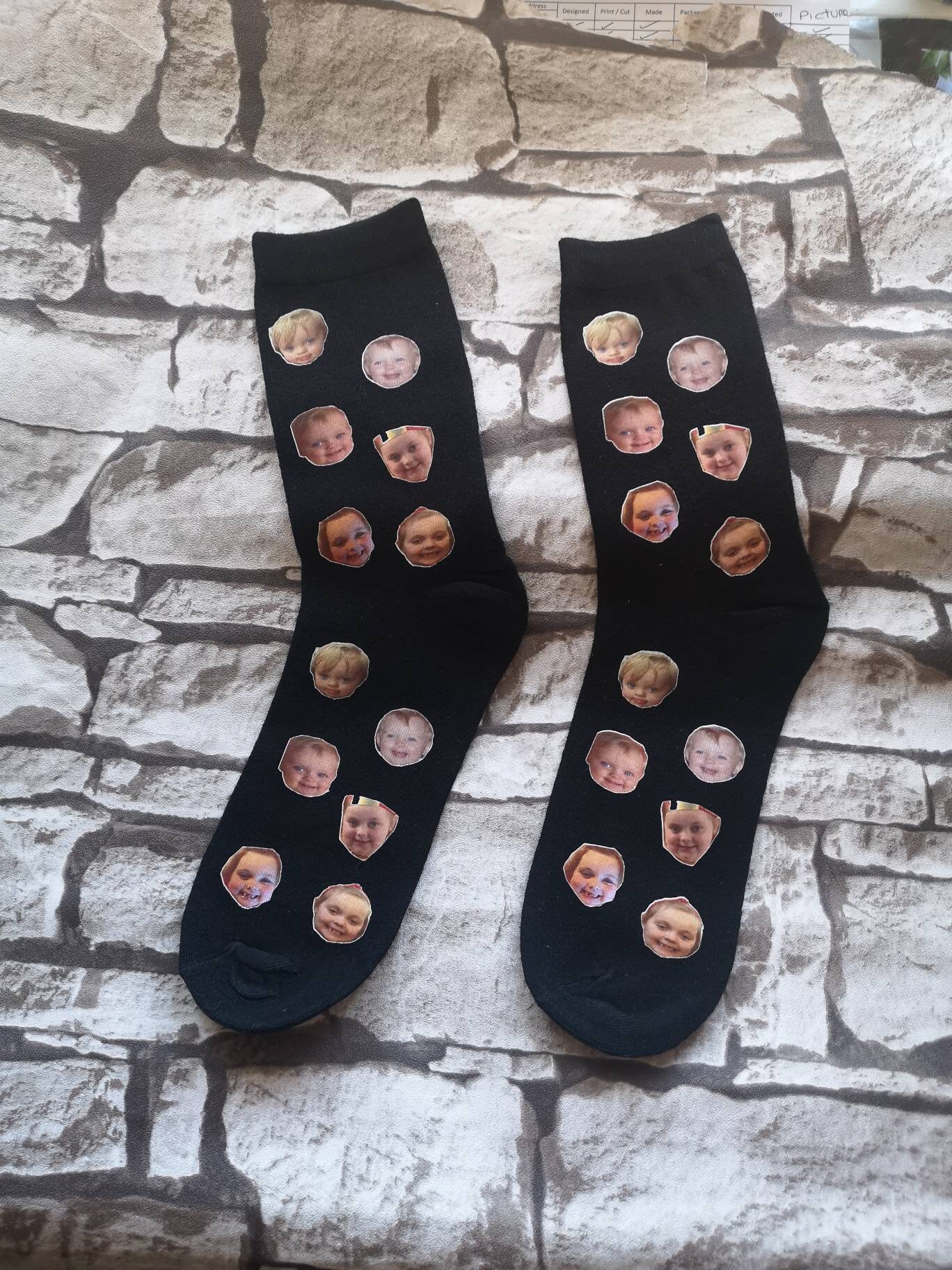 Personalised Face Socks. Your Face on Socks Gift for Her Etsy