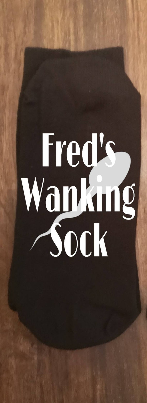 Personalised Wanking Sock. Joke Sock. Funny Sock. Gift for - Etsy