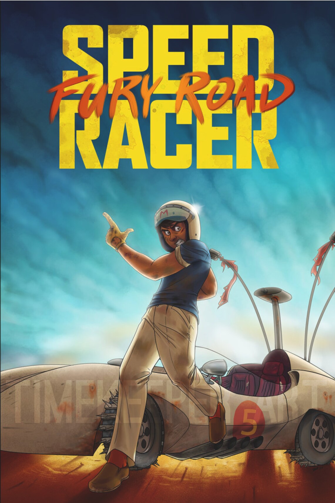 Speed Racer Fury Road Poster Etsy