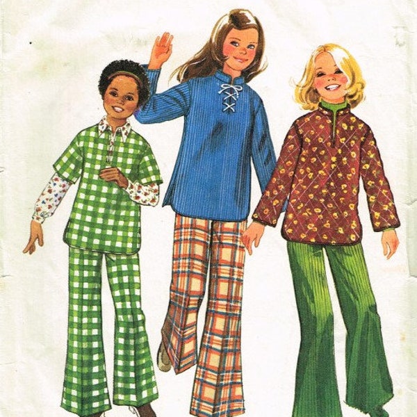 70's Simplicity Girls Outfit Pattern