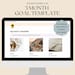 Notion Goal Template | Notion Digital Planner 3 Month Life Goal Template Manifesting, Achievement Tracker, Goal Tracker, Life Planner 