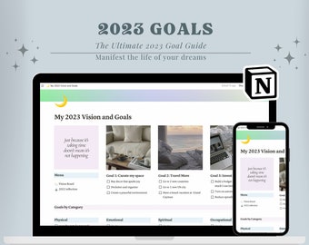 student planner notion template Notion 2023 Goal Template | Notion Dashboard, All In One Notion Template, Notion Planner, Notion Goal Template, Notion 2023 Template