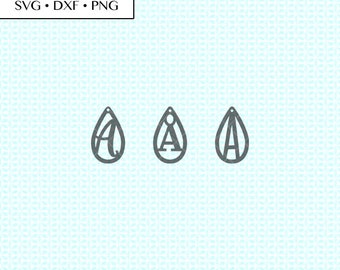 Download Letter A Svg Earring Etsy