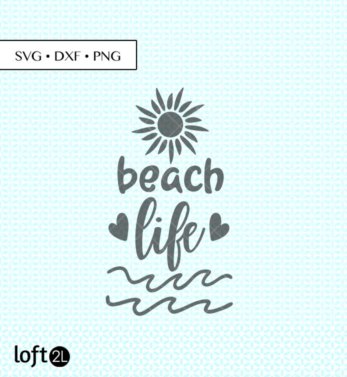 Beach Life SVG DXF Beach Life Svg Beach Life Cut Files - Etsy