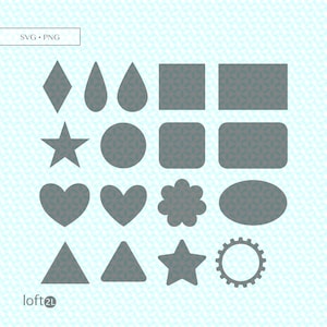Basic Shapes Bundle svg, Shapes png, Shapes digital download, Shapes svg, Shapes for cutting, Shapes digital download