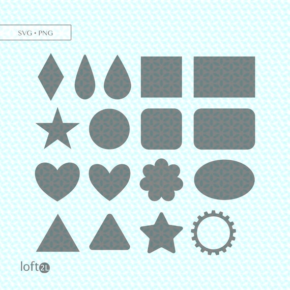 Basic Shapes Pattern Collection - Digital Download