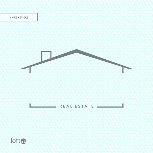 Realtor Real Estate Logo and Roof Bundle Svg Png Minimalist | Etsy