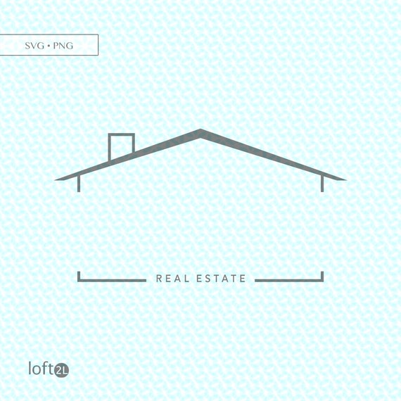 Realtor Logo Real Estate Logo Png House Roof Logo Real | Etsy