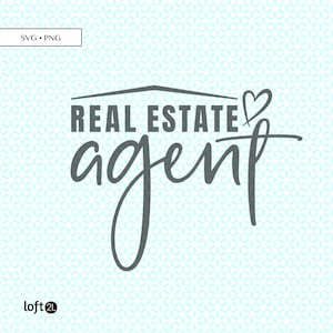 Realtor Real Estate Agent SVG DXF png Cut, Real Estate Agent svg, Realtor Heart PNG, svg, Real Estate svg, Realtor graphic