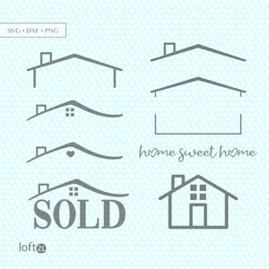 Realtor Real Estate Bundle svg, House Roof svg, Real Estate Roof png, Real Estate svg, Real Estate Sold svg, Real Estate digital download