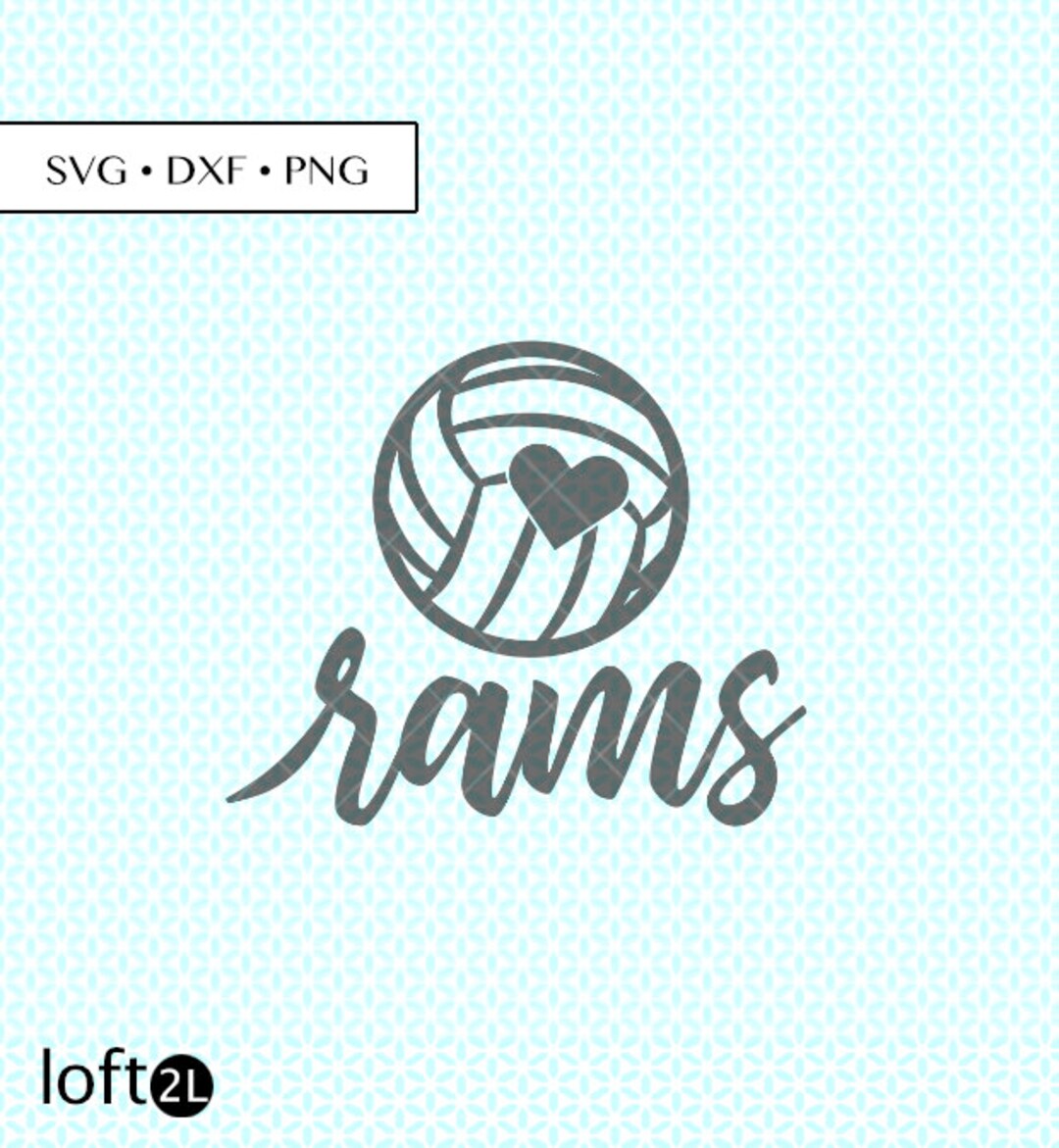 Rams Volleyball SVG, Rams Sport SVG, Rams Volleyball Dxf, Rams Png ...