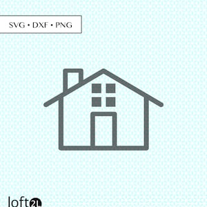 Realtor Real Estate House Outline SVG DXF png Cut, House svg, House PNG, House Windows svg, Real Estate svg, Realtor House digital graphic