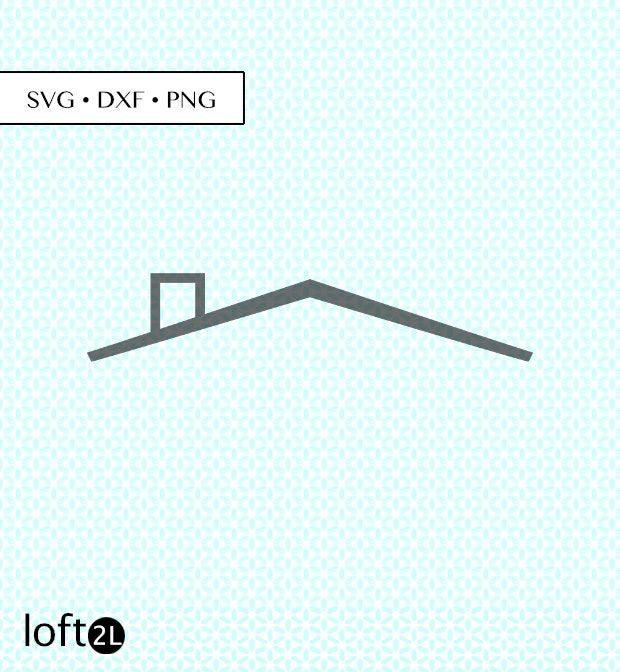 Realtor Real Estate Roof House Outline SVG DXF Png Cut, Roof House Svg ...