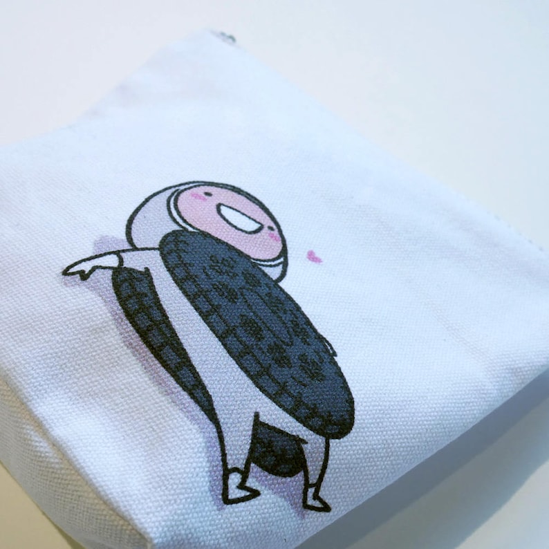 kawaii Oreo Canvas Pouch snack cookie cookies food sweet accessory makeup bag pencil case dessert cake cute