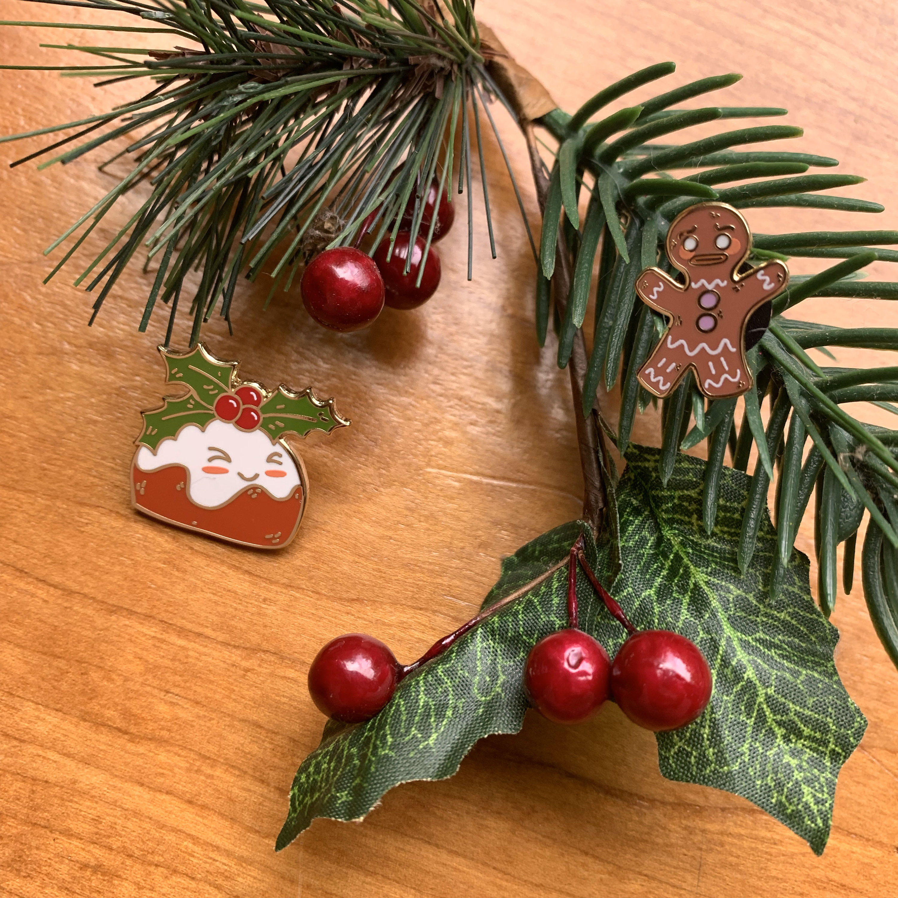 Christmas Enamel Pins | Etsy