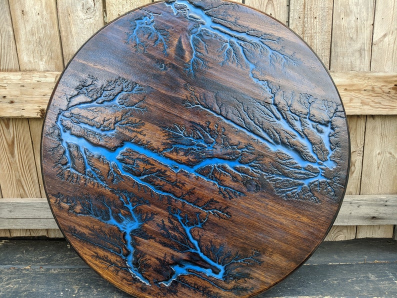 Customizable 24 Round Wooden Table Top or Wall Art Etsy