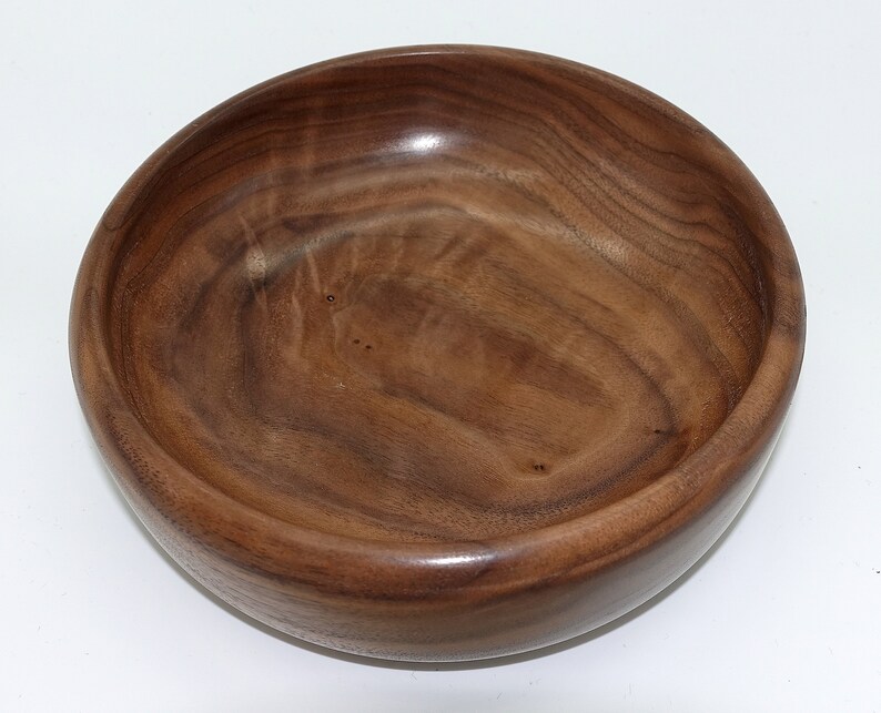 American Walnut Small Brown Wooden Bowl Handmade Wooden Dish Etsy Israel