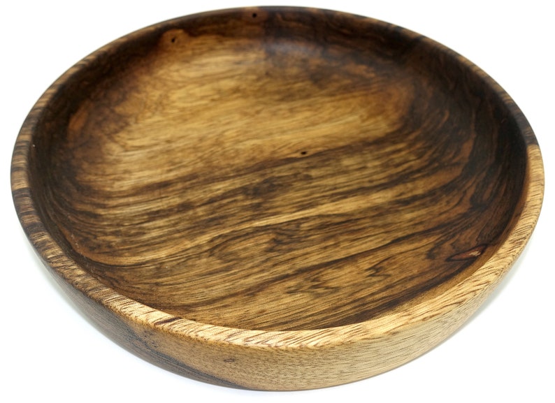 African Walnut Wooden Salad Bowl Etsy Israel