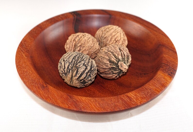 Nut Serving Dish Goncalo Alves Small Wooden Bowl Food Safe Etsy