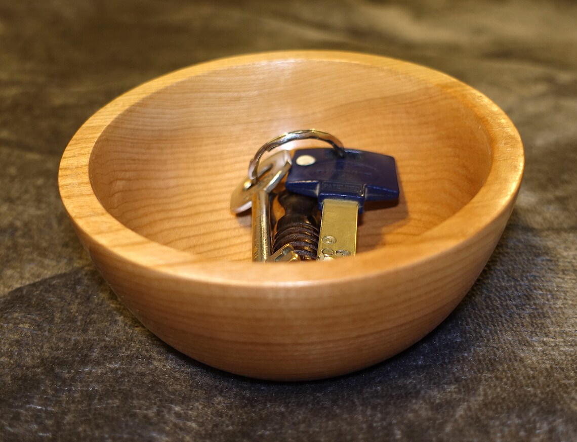 Change Bowl Key Dish Entryway Dish Small Wooden Bowl Etsy