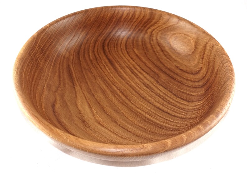 Oak Wooden Salad bowl food safe finish Etsy