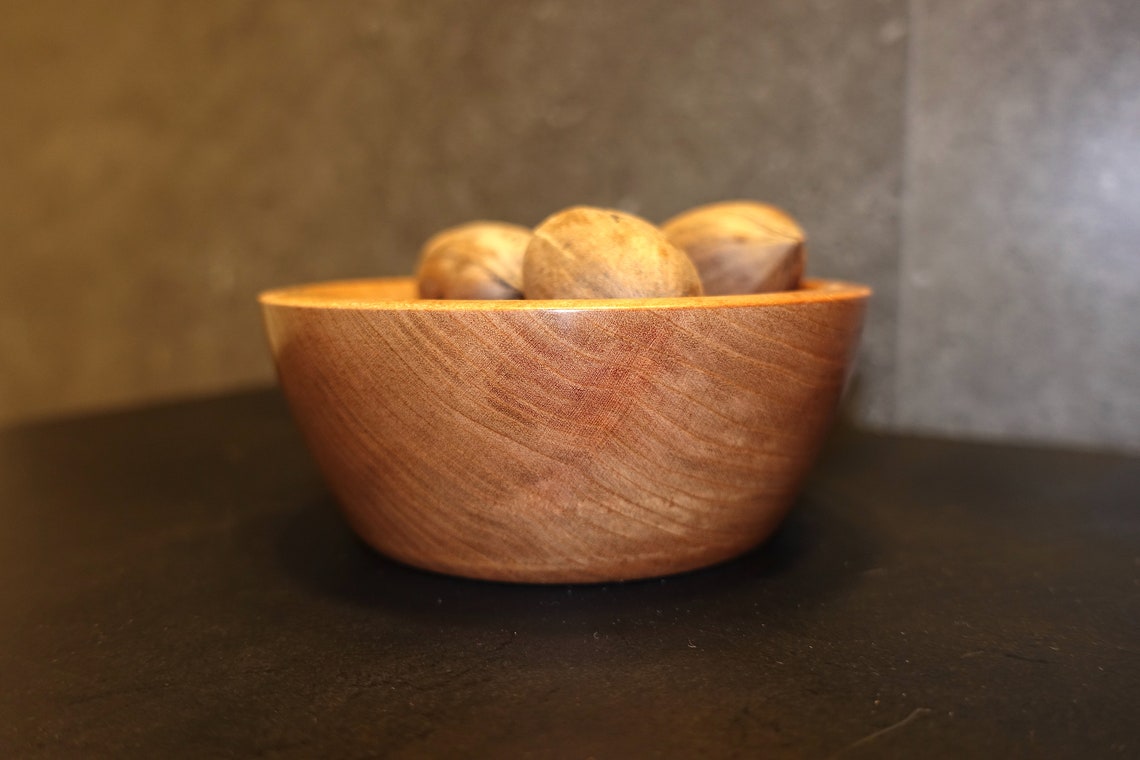 Entryway Dish Key Dish Change Bowl Small Wooden Bowl Etsy