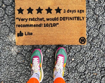 5 Star Ratchet Mat | funny doormat | housewarming gift