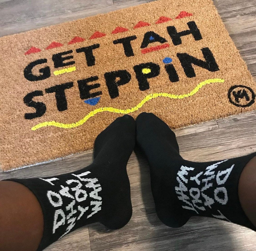 Get Tah Steppin Doormat Mat | funny doormat | Martin theme doormat | housewarming gift